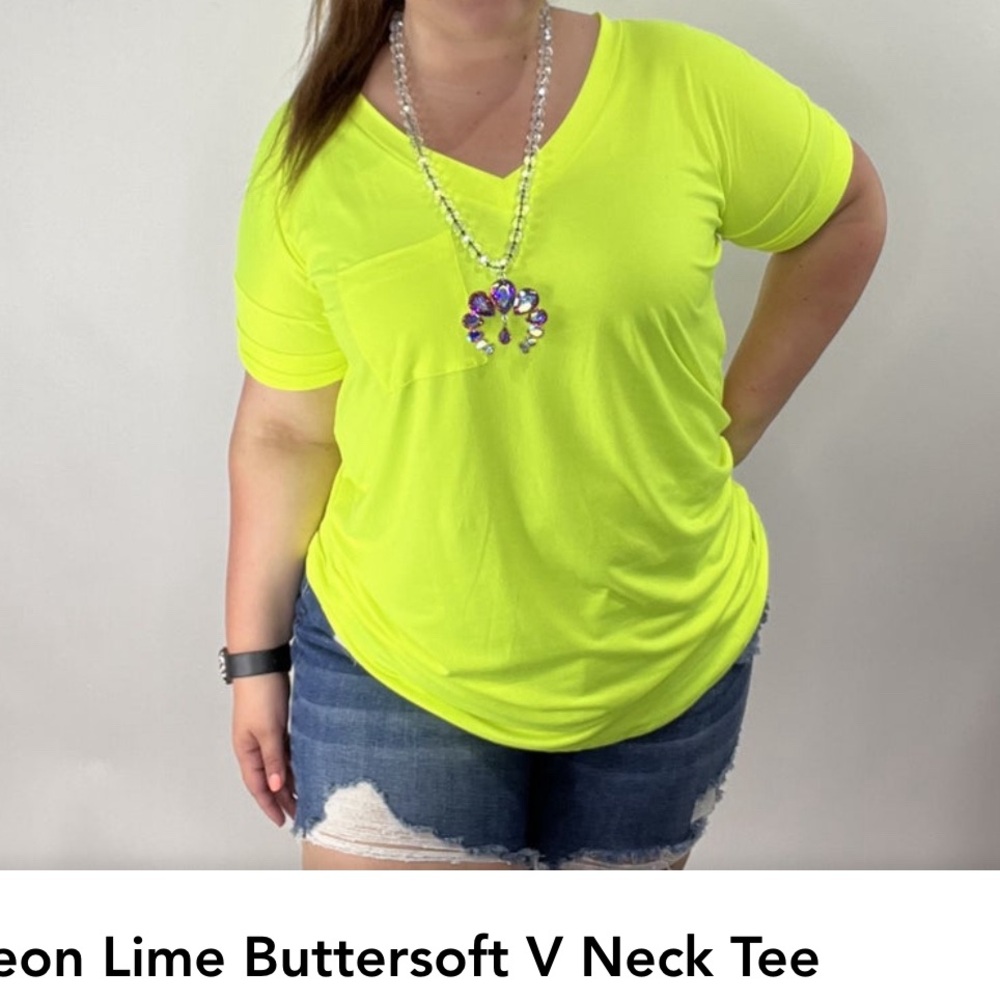 Neon lime tshirt